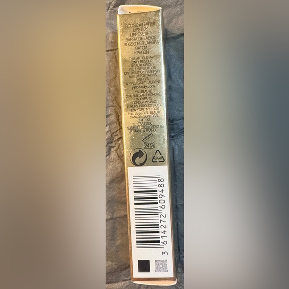 🆕 NIB Yves Saint Laurent The Slim Sheer Matte #103 Orange Provocant 0.07oz - Picture 12 of 12